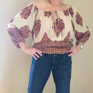 Denim & Supply by Ralph Lauren Boho Long Sleeve Bl